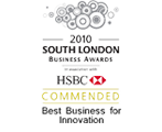 Best Business for Innovation Commended Badge