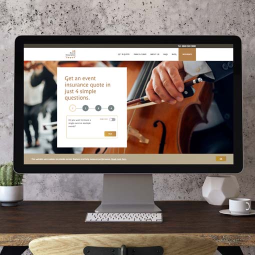 A image of a self-service website build